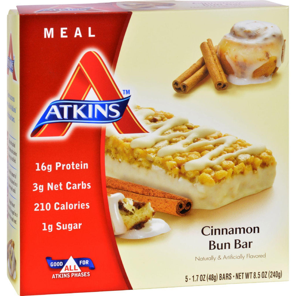 Atkins Advantage Bar Cinnamon Bun - 5 Bars