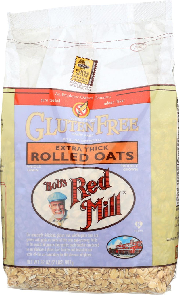 Bob's Red Mill Gluten Free Extra Thick Rolled Oats - 32 Oz - Case Of 4