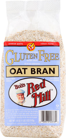 Bob's Red Mill Gluten Free Oat Bran - 18 Oz - Case Of 4