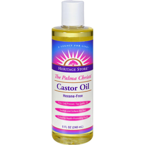 Heritage Products Castor Oil Hexane Free - 8 Fl Oz