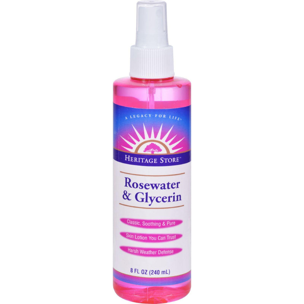 Heritage Products Rosewater And Glycerin - 8 Fl Oz