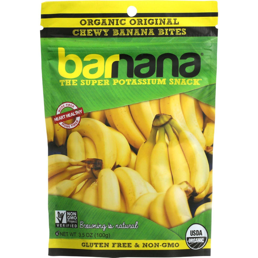 Barnana Banana Bites - Organic - Original - 3.5 Oz - Case Of 12