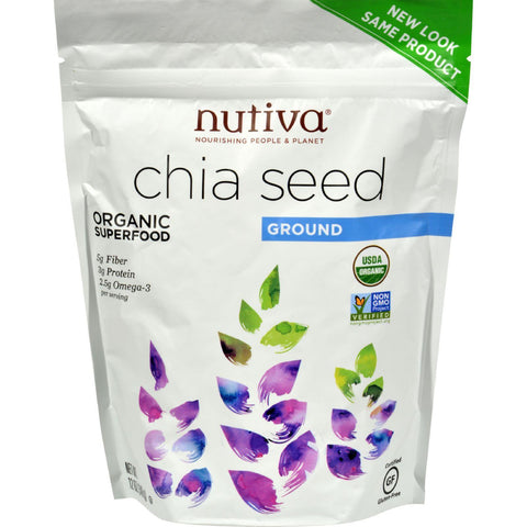 Nutiva Organic Milled Chia Seeds - 14 Oz