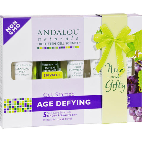 Andalou Naturals Get Started Age Defying - 5 Piece Kit