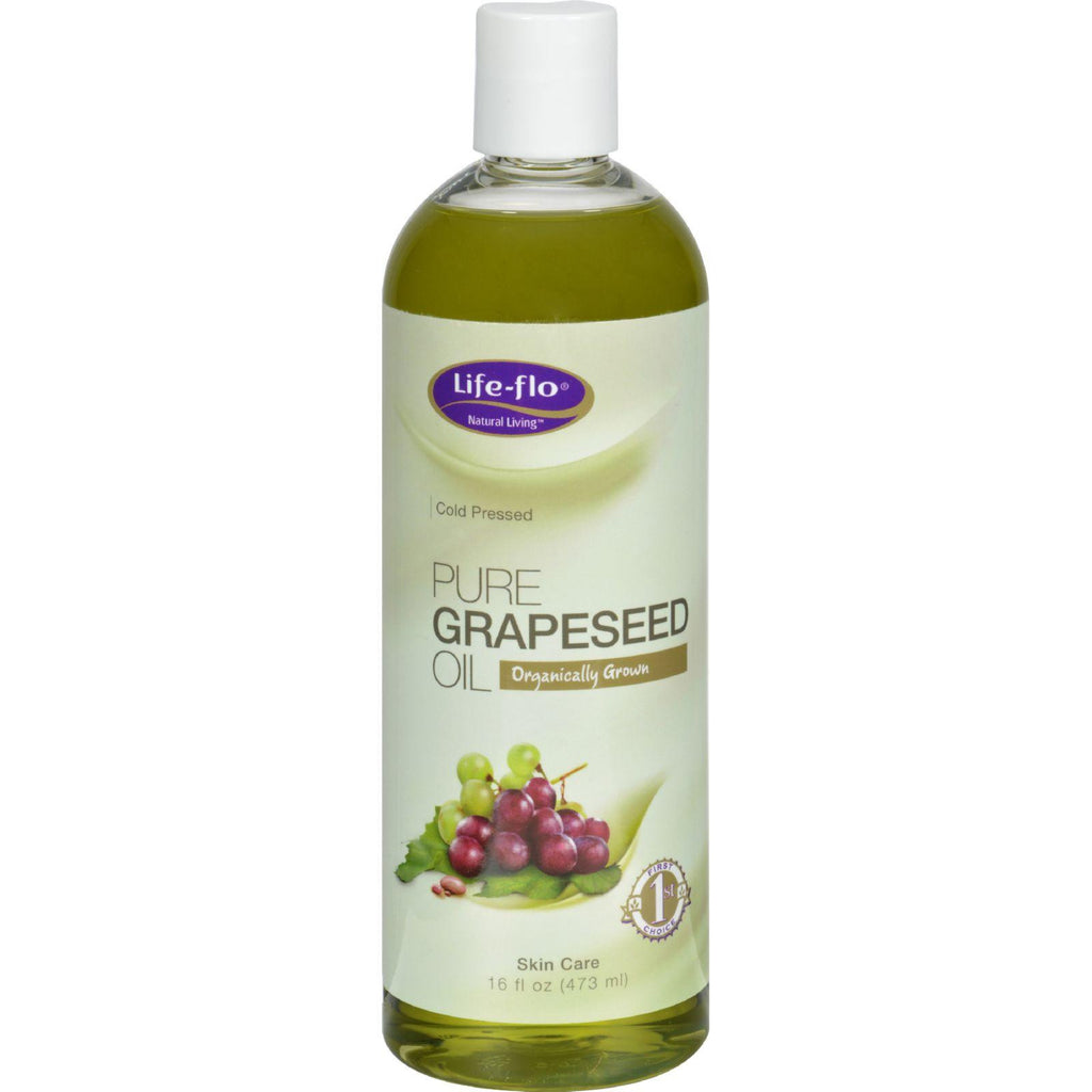 Life-flo Pure Grapeseed Oil Organic - 16 Fl Oz