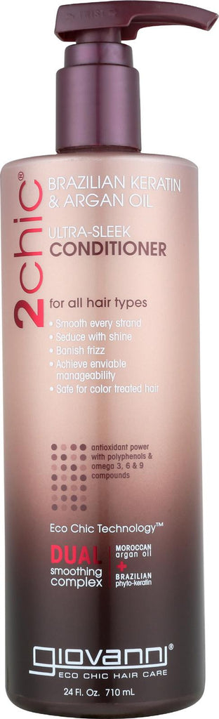 Giovanni Hair Care Products Conditioner - 2chic Keratin And Argan - 24 Fl Oz