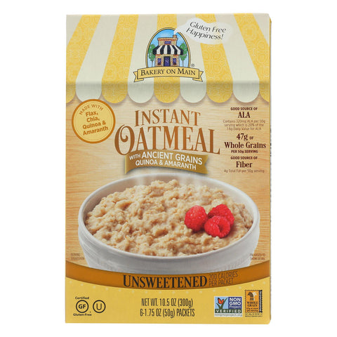 Bakery On Main Instant Oatmeal - Case Of 6 - 10.5 Oz.