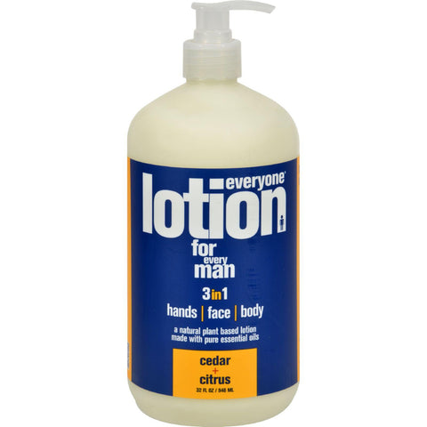 Eo Products Everyone Lotion - Men Cedar And Citrus - 32 Oz