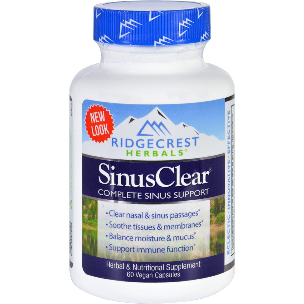 Ridgecrest Herbals Sinusclear - 60 Vegetarian Capsules