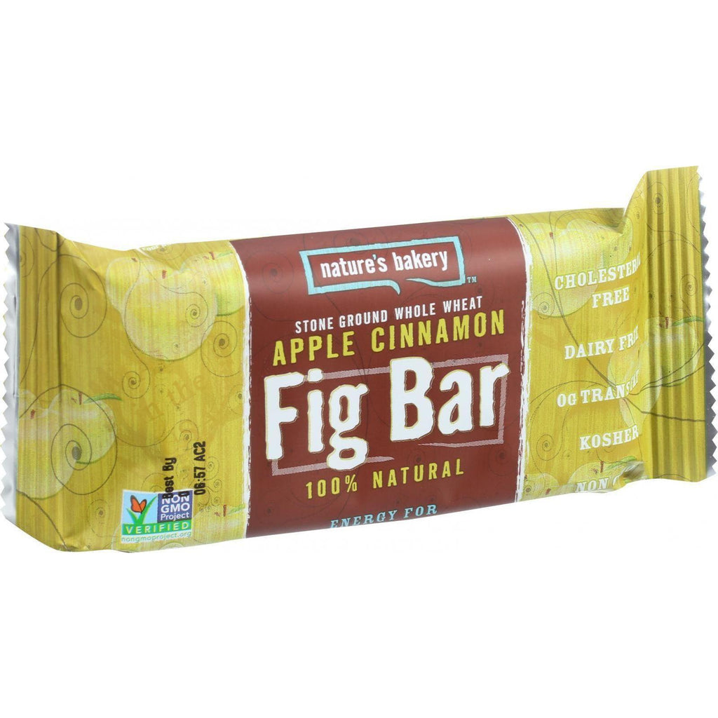 Nature's Bakery Stone Ground Whole Wheat Fig Bar - Apple Cinnamon - 2 Oz - Case Of 12