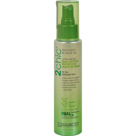 Giovanni Hair Care Products Spray Leave In Conditioner - 2chic Avocado - 4 Oz