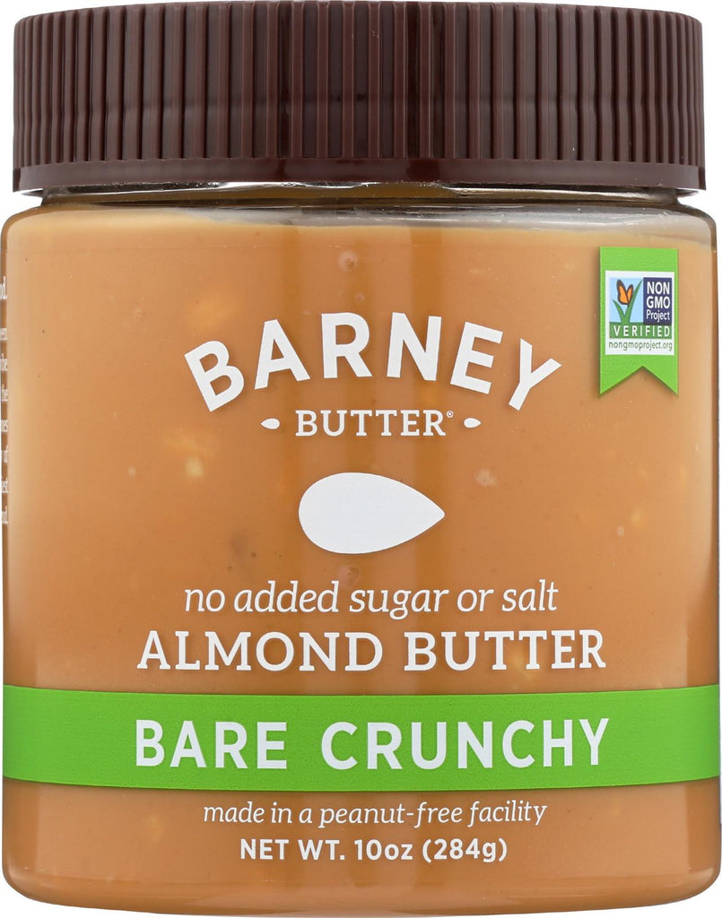 Barney Butter Almond Butter - Bare Crunchy - Case Of 6 - 10 Oz.