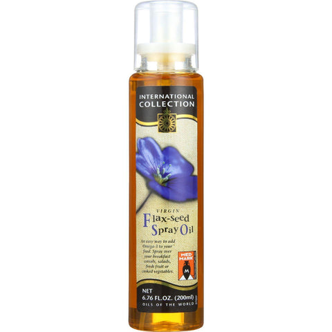 International Collection Spray Oil - Flax-seed - 6.76 Oz - Case Of 6