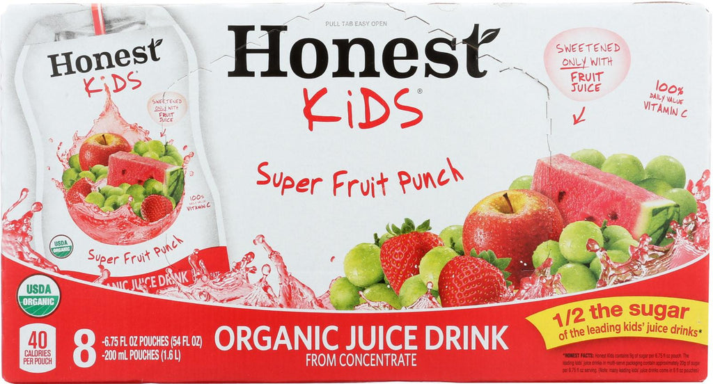 Honest Kids Honest Kids Super Fruit Punch - Fruit Punch - Case Of 4 - 6.75 Fl Oz.