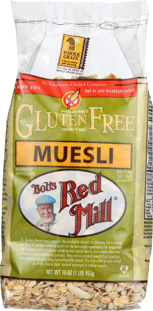 Bob's Red Mill Gluten Free Muesli Cereal - 16 Oz - Case Of 4