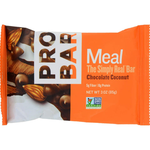 Probar Organic Chocolate Coconut Bar - Case Of 12 - 3 Oz