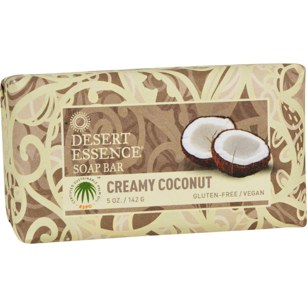 Desert Essence Bar Soap - Creamy Coconut - 5 Oz