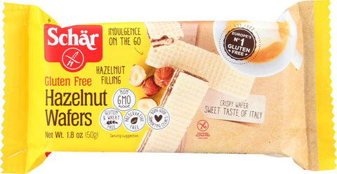 Schar Wafers - Hazelnut - Gluten Free - 1.8 Oz - Case Of 20