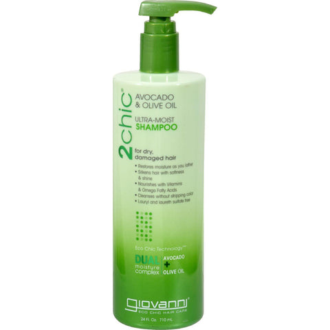 Giovanni Hair Care Products Shampoo - 2chic Avocado And Olive Oil - 24 Fl Oz