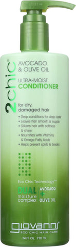 Giovanni Hair Care Products Conditioner - 2chic Avocado And Olive Oil - 24 Fl Oz