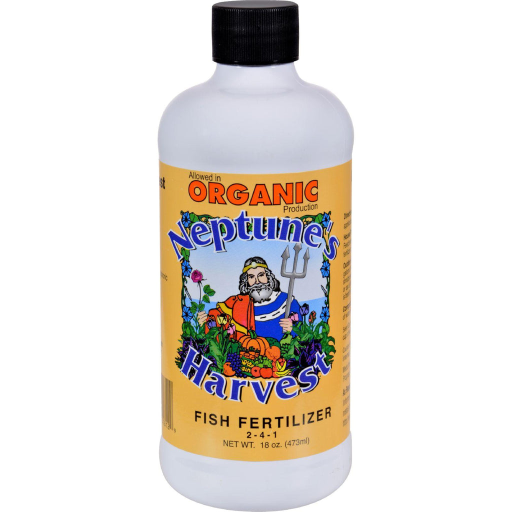 Neptune's Harvest Fish Fertilzer - Orange Label - 18 Oz