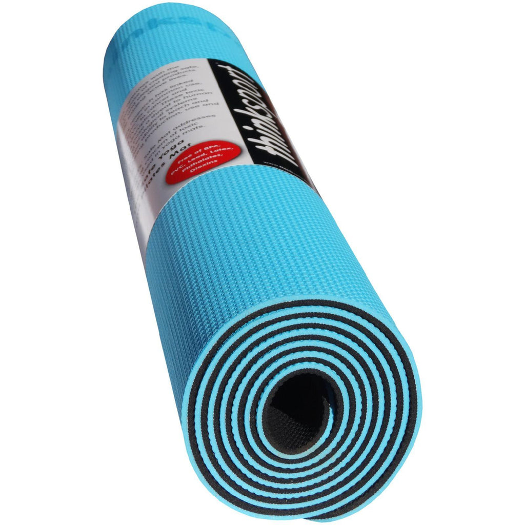 Thinksport Yoga Mat - Black-bright Blue