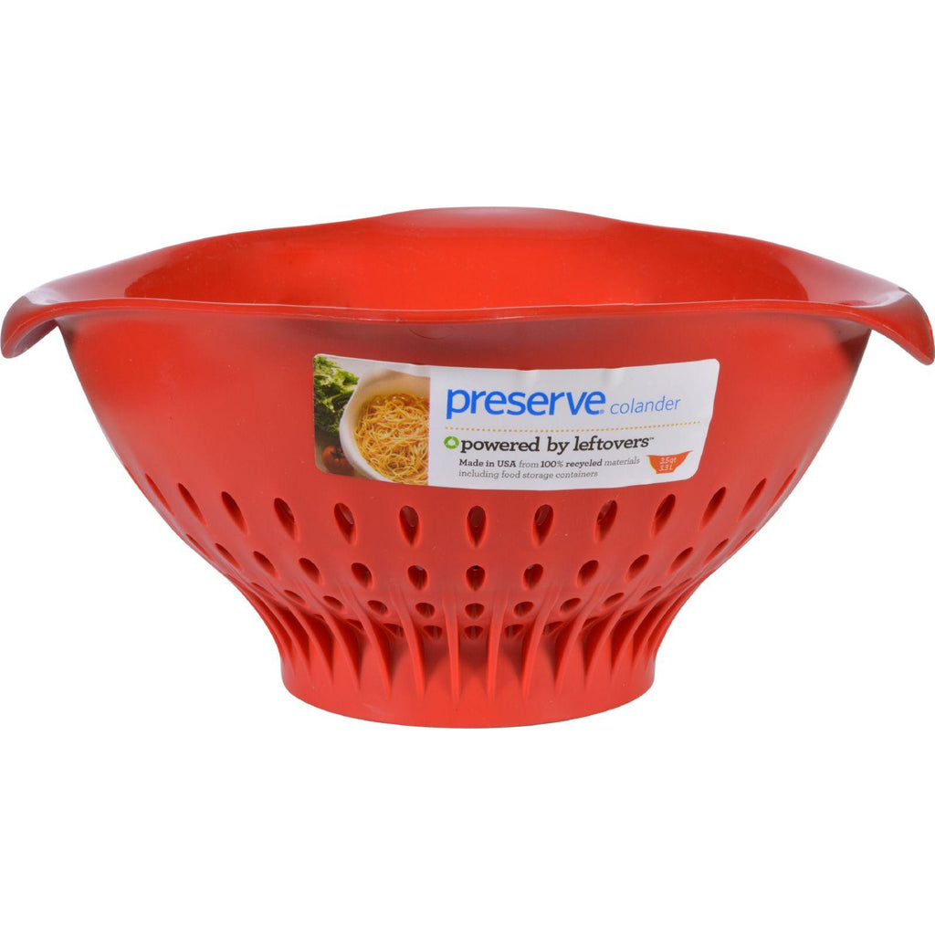 Preserve Large Colander - Red - 3.5 Qt