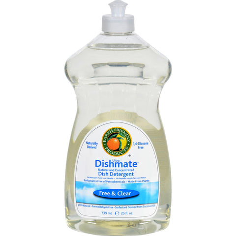 Earth Friendly Dishmate - Free And Clear - 25 Fl Oz