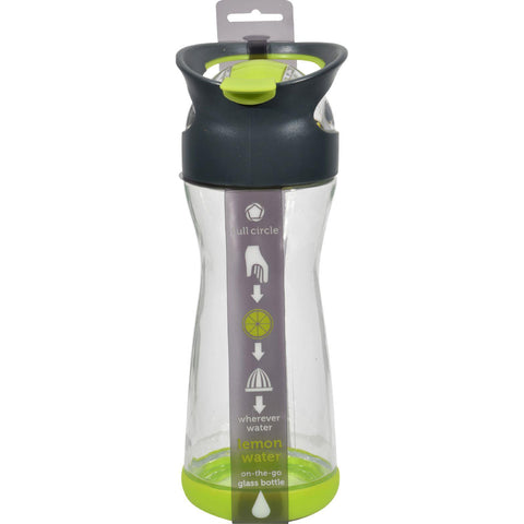 Full Circle Home On The Go Lemon Glass Water Bottle - Lime