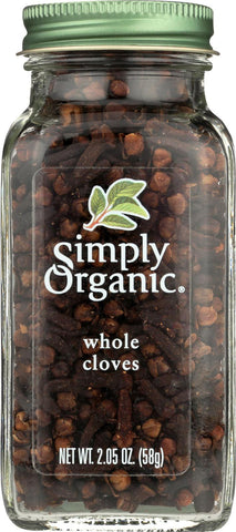 Simply Organic Cloves Whole - Case Of 6 - 2.05 Oz.