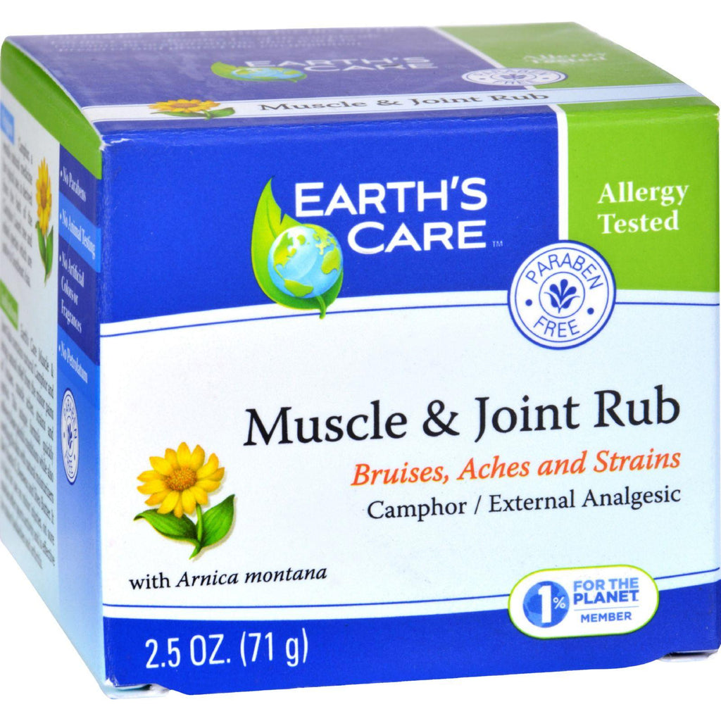 Earths Care Muscle And Joint Rub - 2.5 Oz