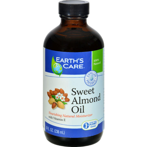 Earth's Care 100% Pure Sweet Almond Oil - 8 Fl Oz