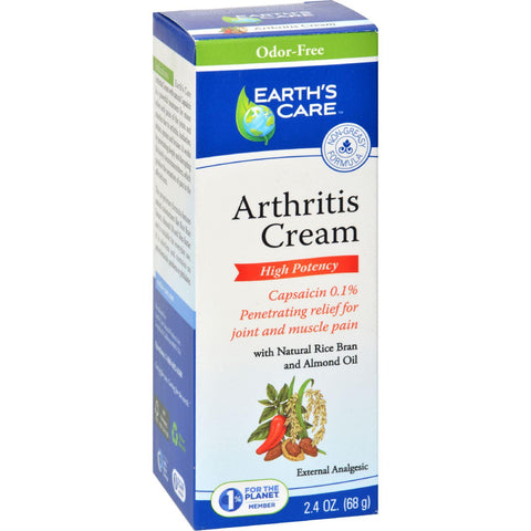 Earth's Care Arthritis Cream - 2.4 Oz