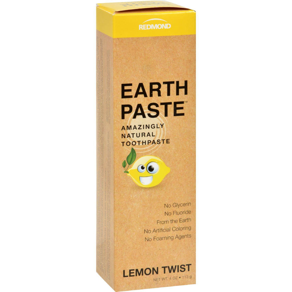 Redmond Trading Company Earthpaste - Lemon Twist - 4 Oz