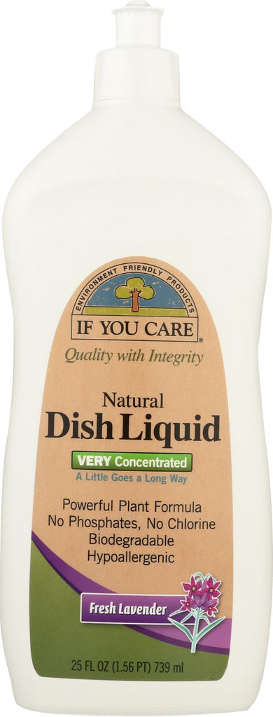 If You Care Dish Liquid - Fresh Lavender - 25 Oz - Case Of 12