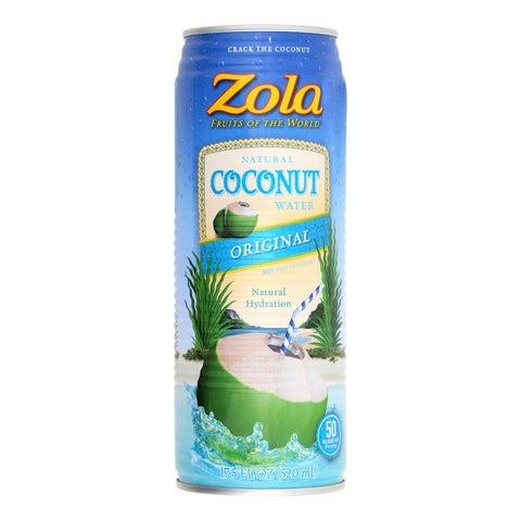 Zola Acai Coconut Water - Pure - Case Of 12 - 17.5 Fl Oz.