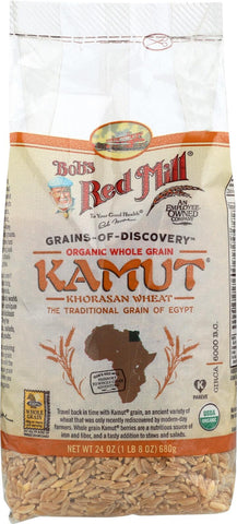 Bob's Red Mill Organic Kamut(r) Khorasan Wheat Berries - 24 Oz - Case Of 4