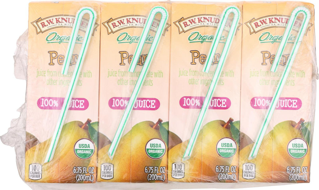 R.w. Knudsen Organic Juice - Pear - Case Of 7 - 6.75 Fl Oz.