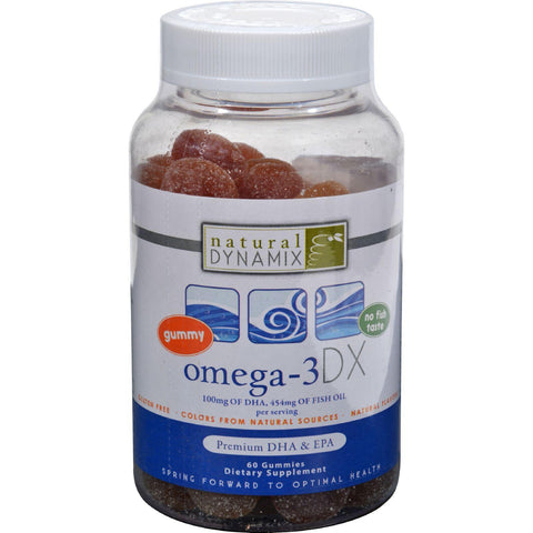 Natural Dynamix Adult Gummy Omega-3 Dx - 60 Count