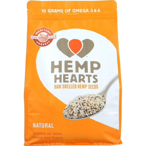 Manitoba Harvest Hemp Hearts - Shelled - 5 Lb - 1 Each