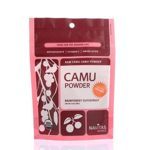 Navitas Naturals Camu Powder - Organic - Raw - 3 Oz - Case Of 6