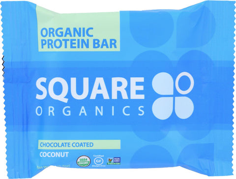 Squarebar Organic Protein Bar - Cocoa Coconut - 1.7 Oz - Case Of 12