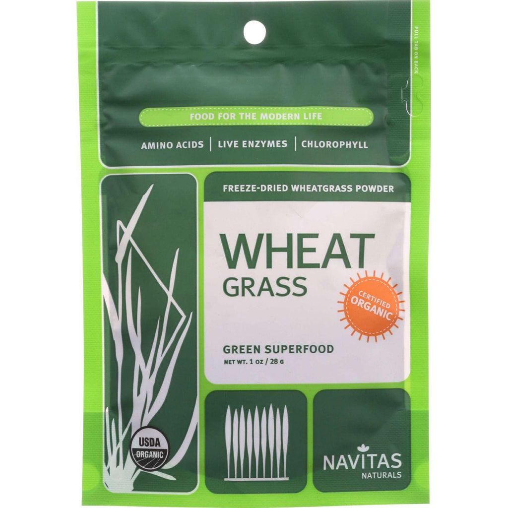 Navitas Naturals Wheat Grass Powder - Organic - 1 Oz - Case Of 6