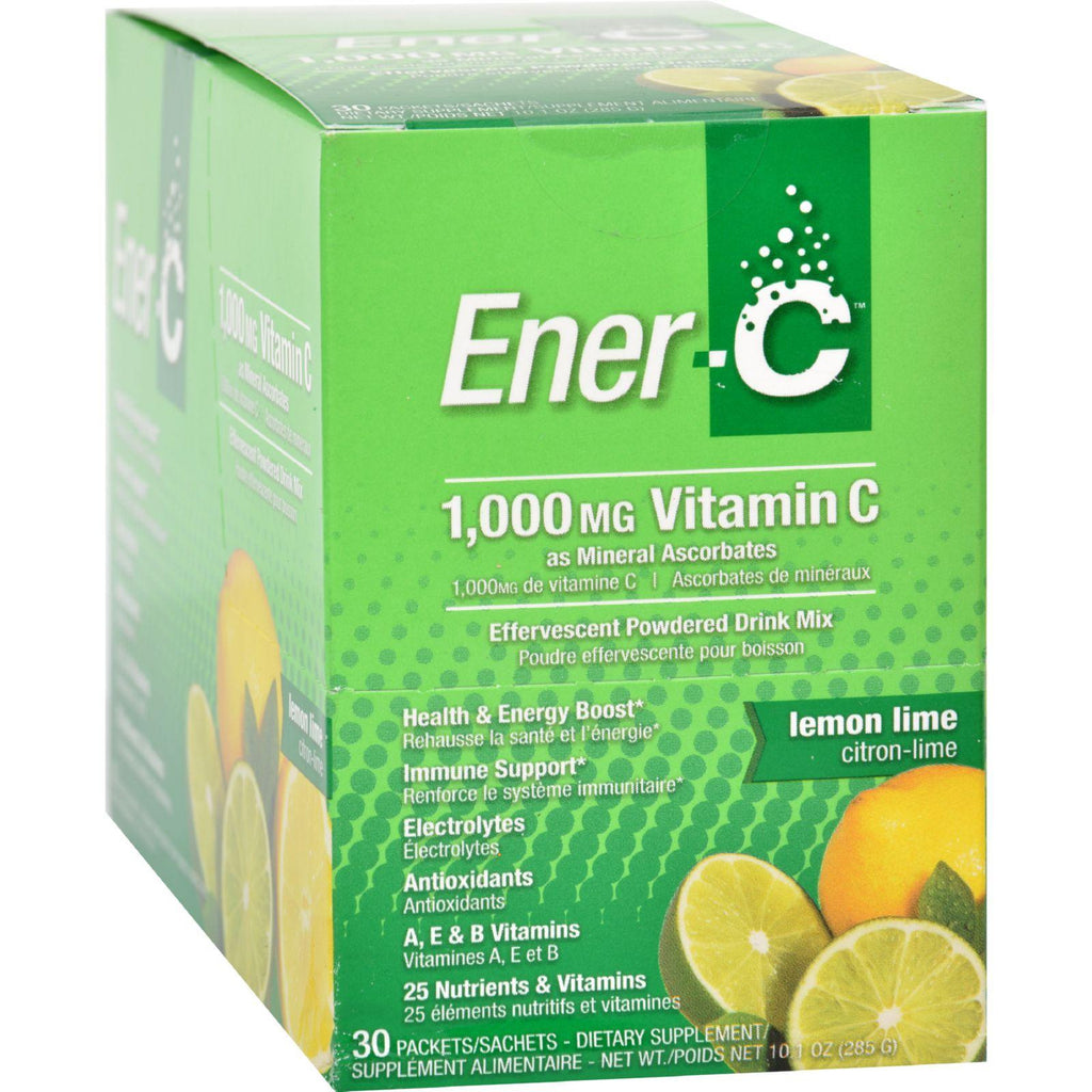 Ener-c Vitamin Drink Mix - Lemon Lime - 1000 Mg - 30 Packets