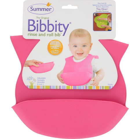 Bornfree Bibbity Bib - Pink - 1 Ct