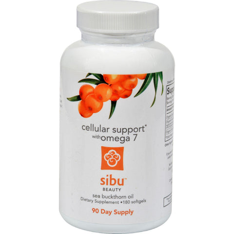 Sibu Sea Buckthorn Oil Cellular Support With Omega 7 - 180 Softgels