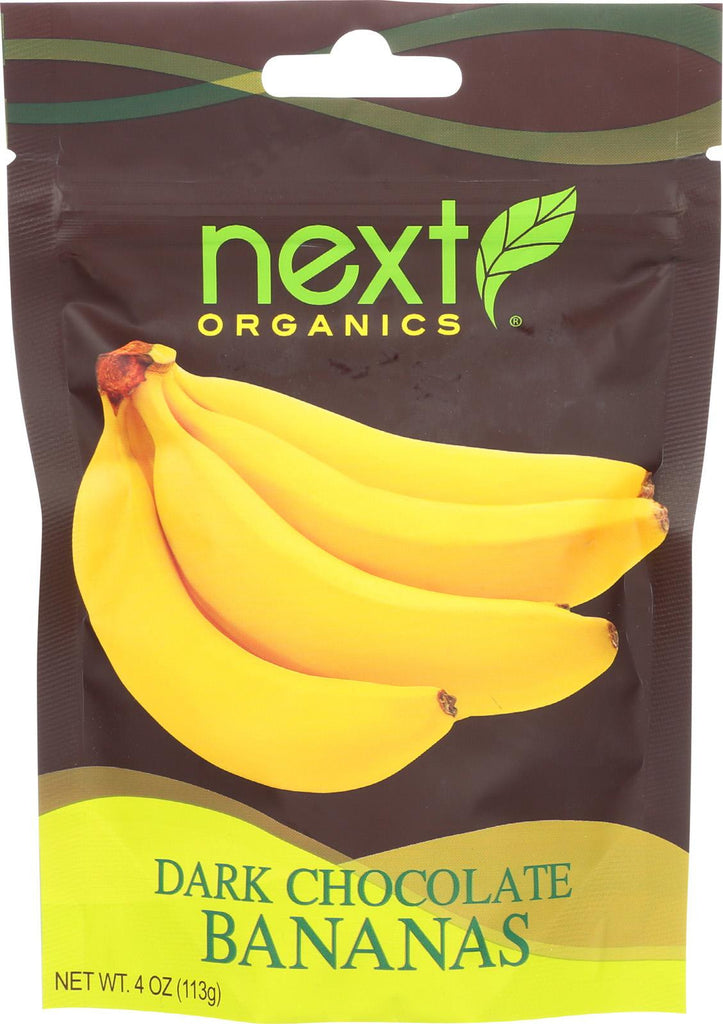 Next Organics Dark Chocolate - Bananas - Case Of 6 - 4 Oz.