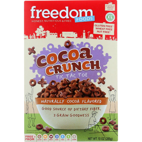 Freedom Foods Cereal - Cocoa Crunch - Gluten Free - 10 Oz - Case Of 5