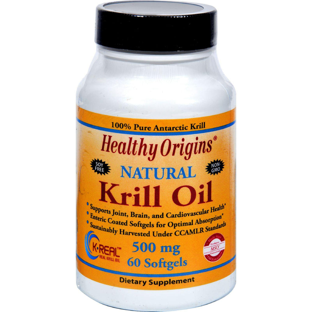 Healthy Origins Krill Oil - 500 Mg - 60 Softgels