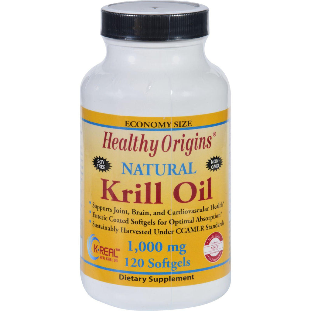 Healthy Origins Krill Oil - 1000 Mg - 120 Softgels